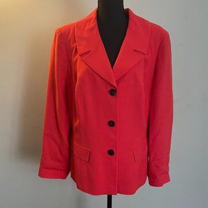 Lafayette 148 Red/Orange Blazer